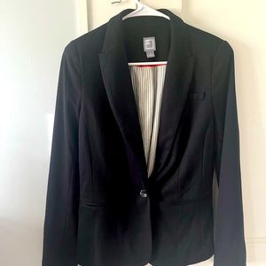 3 for $10 jcpenney Black Women's Blazer with Striped Lining